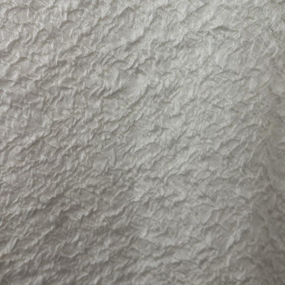 Women’s Bon Worth Crinkle Stretch Short Sleeve Top, XLP, Off White - Picture 3 of 5